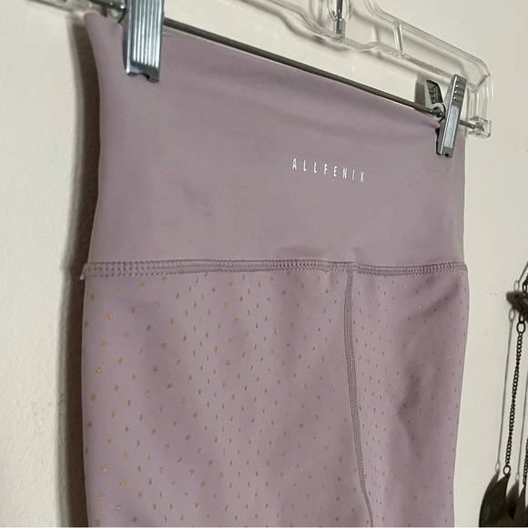 ALL FENIX Women’s Gold Polka Dot Leggings 🌵Small - Picture 5 of 10